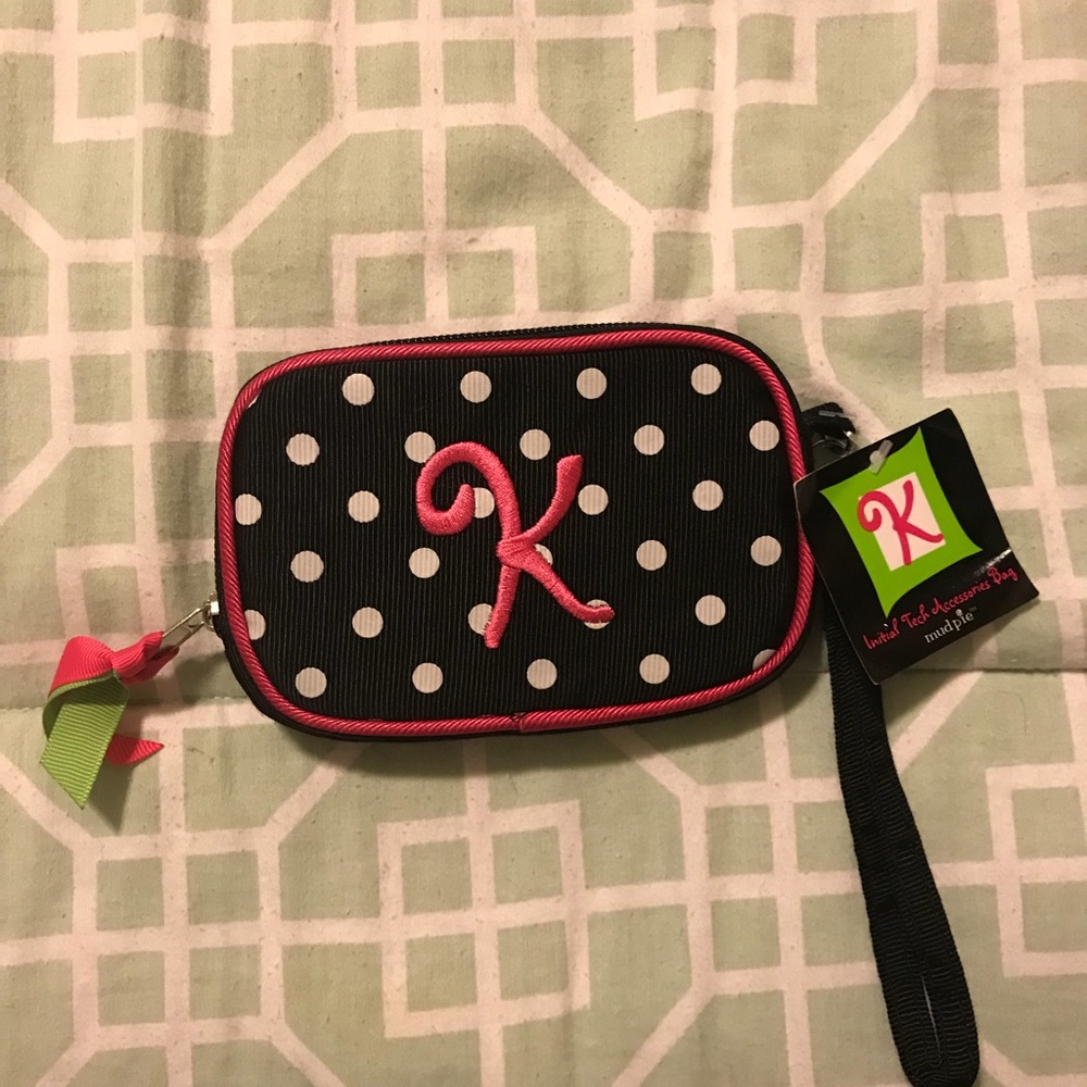 Embroidered Wristlet